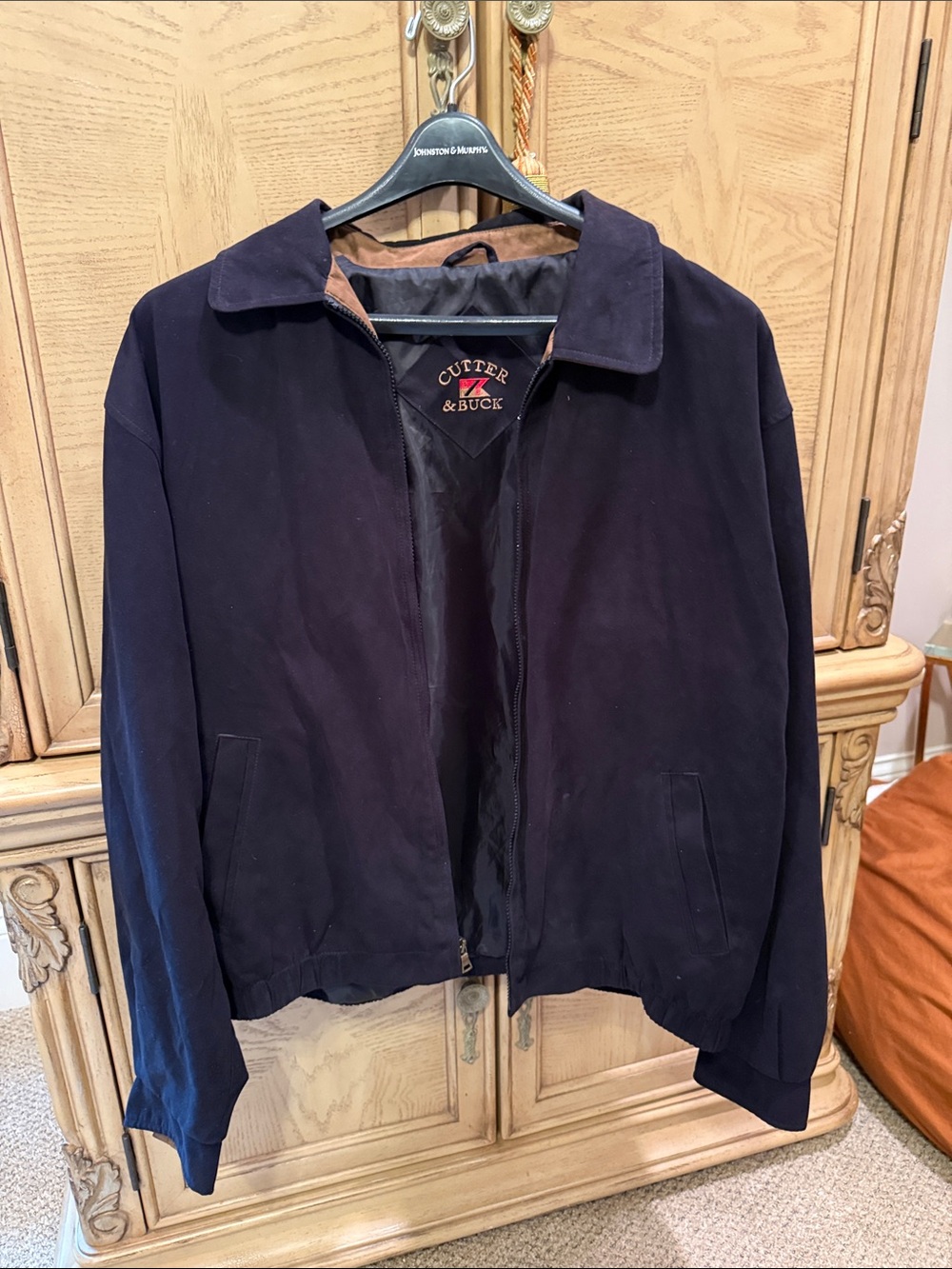 Cutter & Buck Black Bomber Jacket
